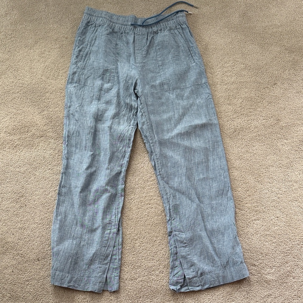 Athleta Women's Retreat Linen Wide Leg Pants